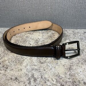 Mara Giordani Men's Brown Genuine Leather Belt (Size 36/90- Handmade Italy) EUC